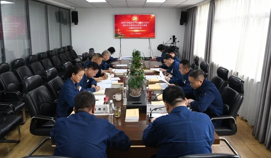 龍鋼公司黨委舉辦學習貫徹習近平新時代中國特色社會主義思想主題教育領(lǐng)導(dǎo)班子讀書班
