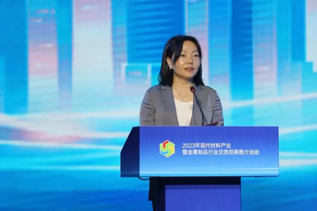 楊海峰出席勉縣2023年現代材料產業暨金屬制品行業交流招商推介活動